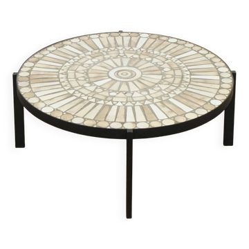 Ceramic coffee table by Lutgart De Meyer 1950s