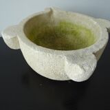 Old Provencal stone mortar