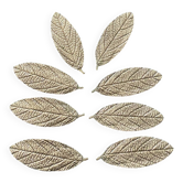 8 porte-couteaux vintage forme Feuille
