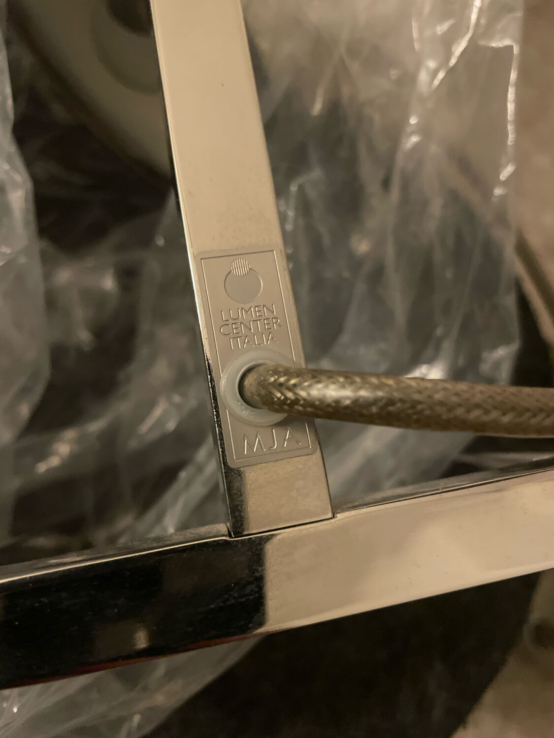 Lamp Lumen Italy MJA Jacques Adnet