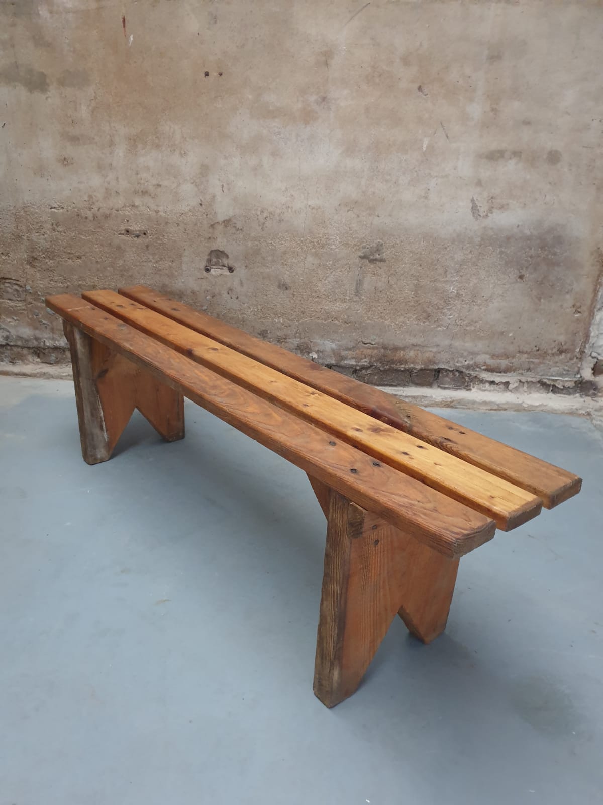 Antique wooden bench