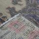 Vintage multicoloured Turkish rug with floral medallion, 125 × 213 cm