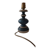 Blue and beige lamp stand