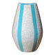 Jopeko fat lava vintage blue ceramic vase, pottery, collection, decorative vase, interior decor