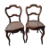 Chaises style Louis XV en bois et cannage