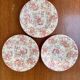Set of 6 vintage plates in English earthenware.
