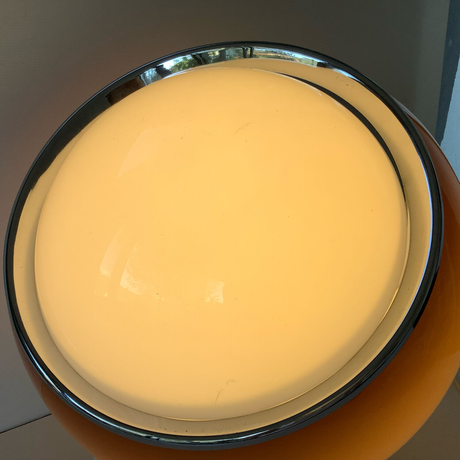 Harvey Guzzini Lamp Clan De Sol Meblo Grand Model Ochre Beige Iconiq