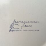 Set of 4 vintage stoneware plates, “Thistles” model