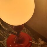 lampe  acier  peint  1960 a 70   bon etat  31x18  electrique d origine