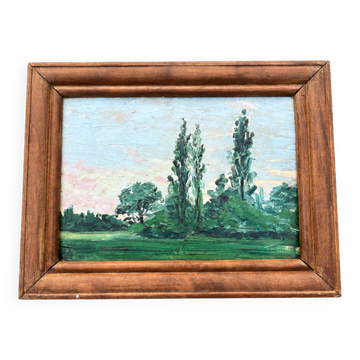Ancient table landscape with trees – Gaëtan Dumas