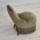 1960s, Danish easy chair, original green furniture velour.