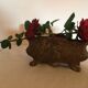 Old cast iron planter