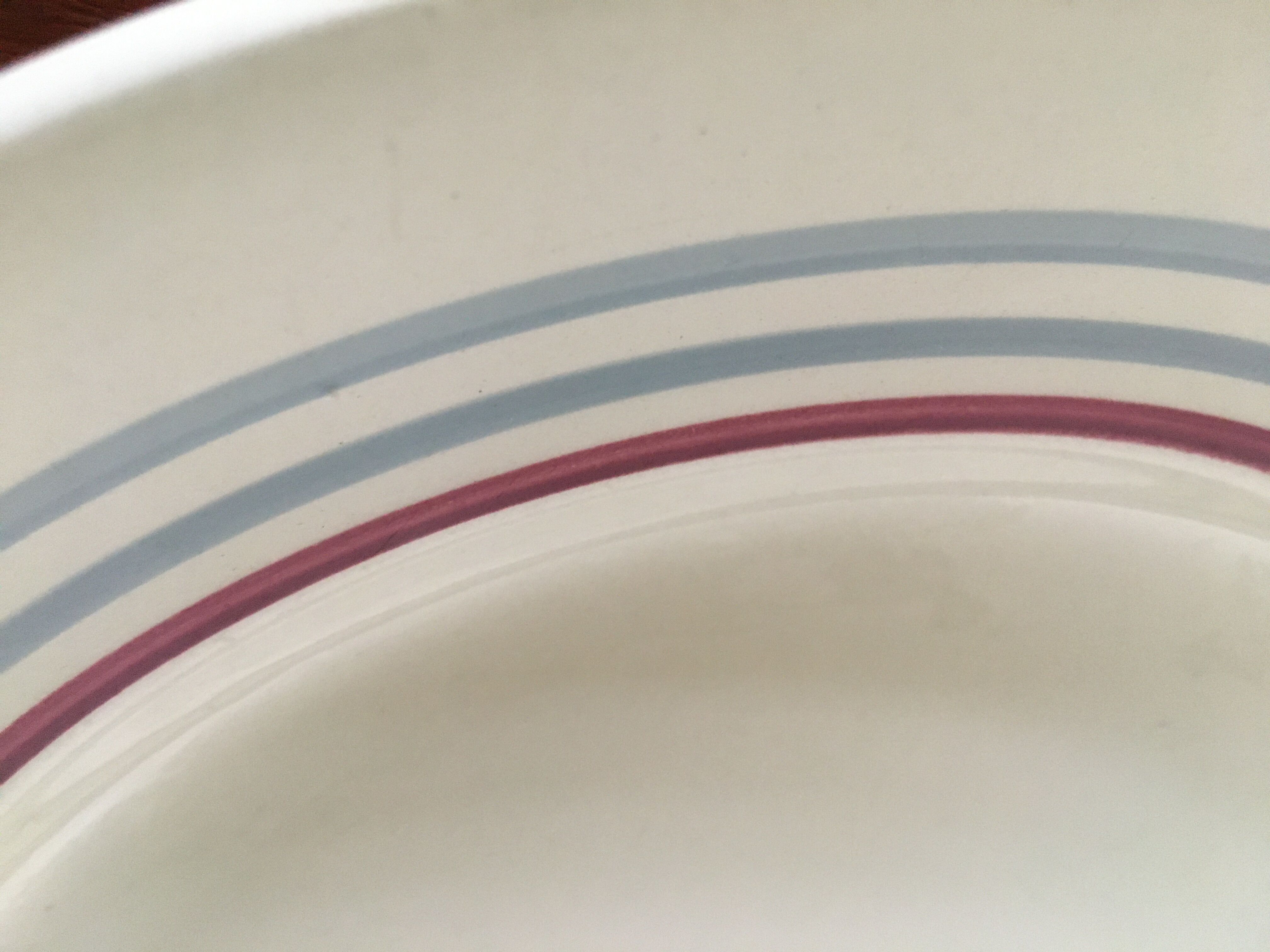 Deep dish and flat plate Moulin des Loups Stanislas model