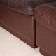 Modular leather sofa