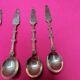 Set of 6 vintage silver-plated mocha spoons – Mark 90