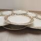 Dessert asiattes vintage set of 12 Royal Coppennagen "nucella"