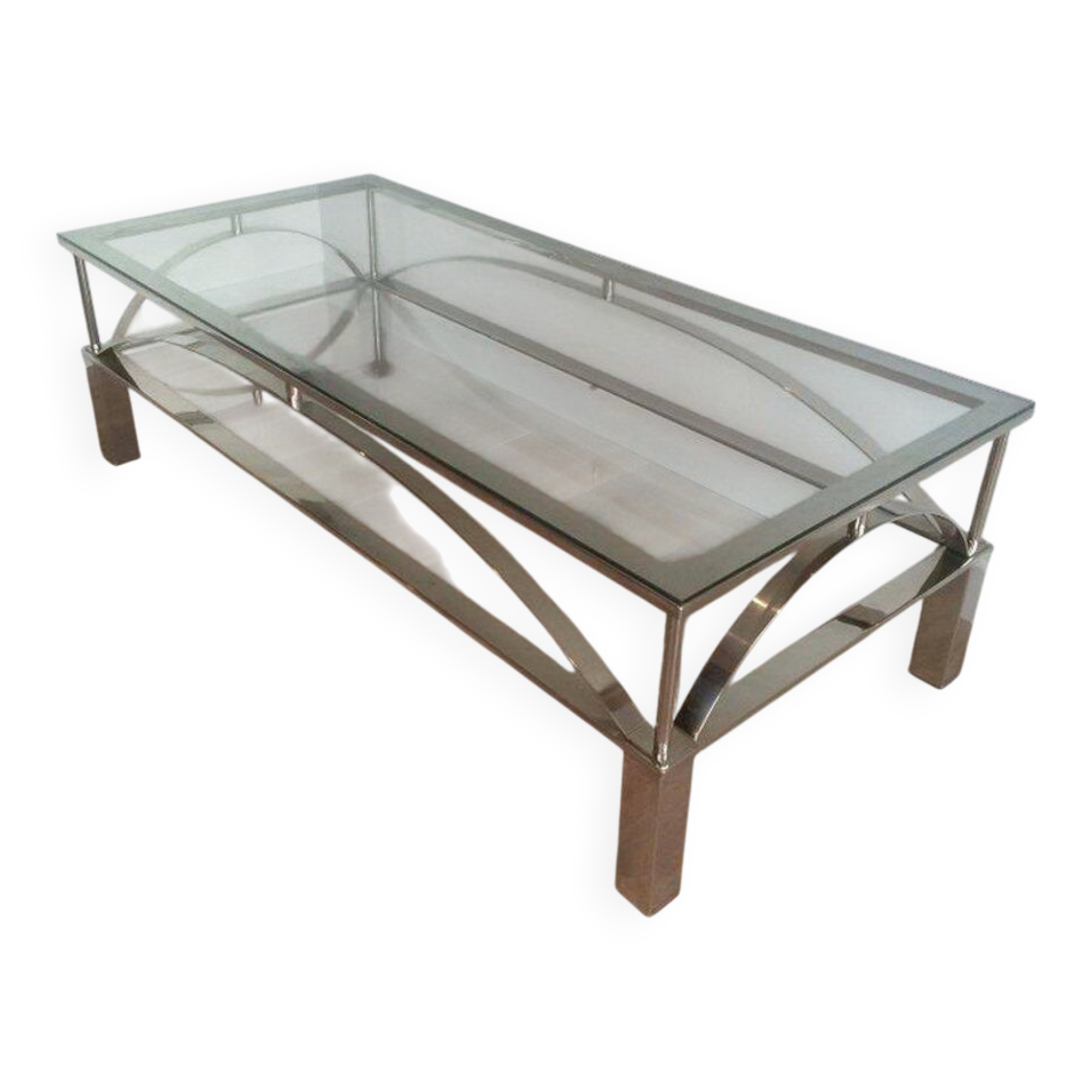 Chrome coffee table