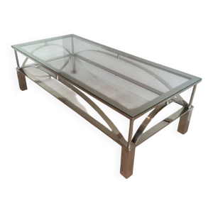 table basse chromée
