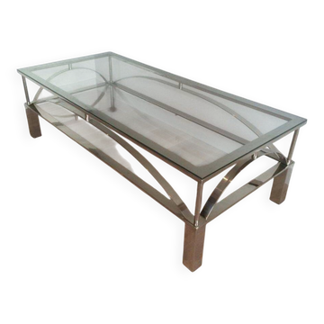 Chrome coffee table