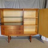 Scandinavian teak bar and dresser furniture