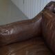 Contemporary leather sofa
