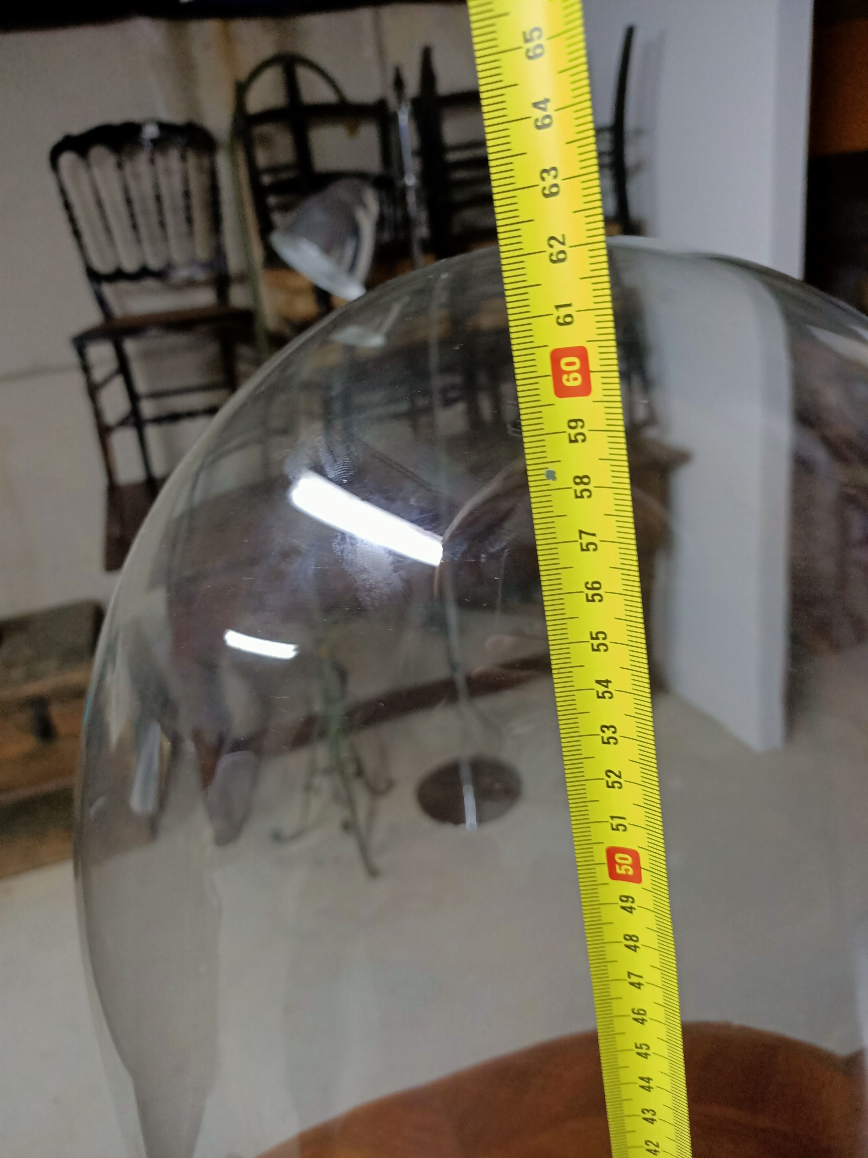 Napoleon 3 glass bridal globe