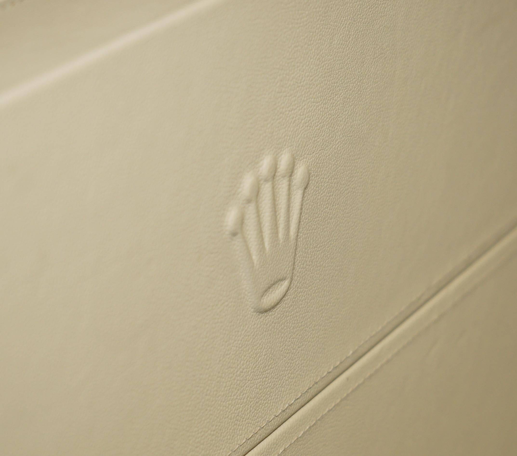 Handmade leather desk, original Rolex, Art Deco