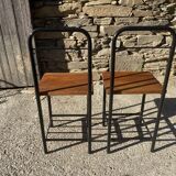 Pair of bedside tables of internant years 50-60