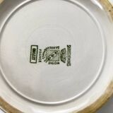 Sarreguemines "Oeillet" salad bowl, 1920-50, red