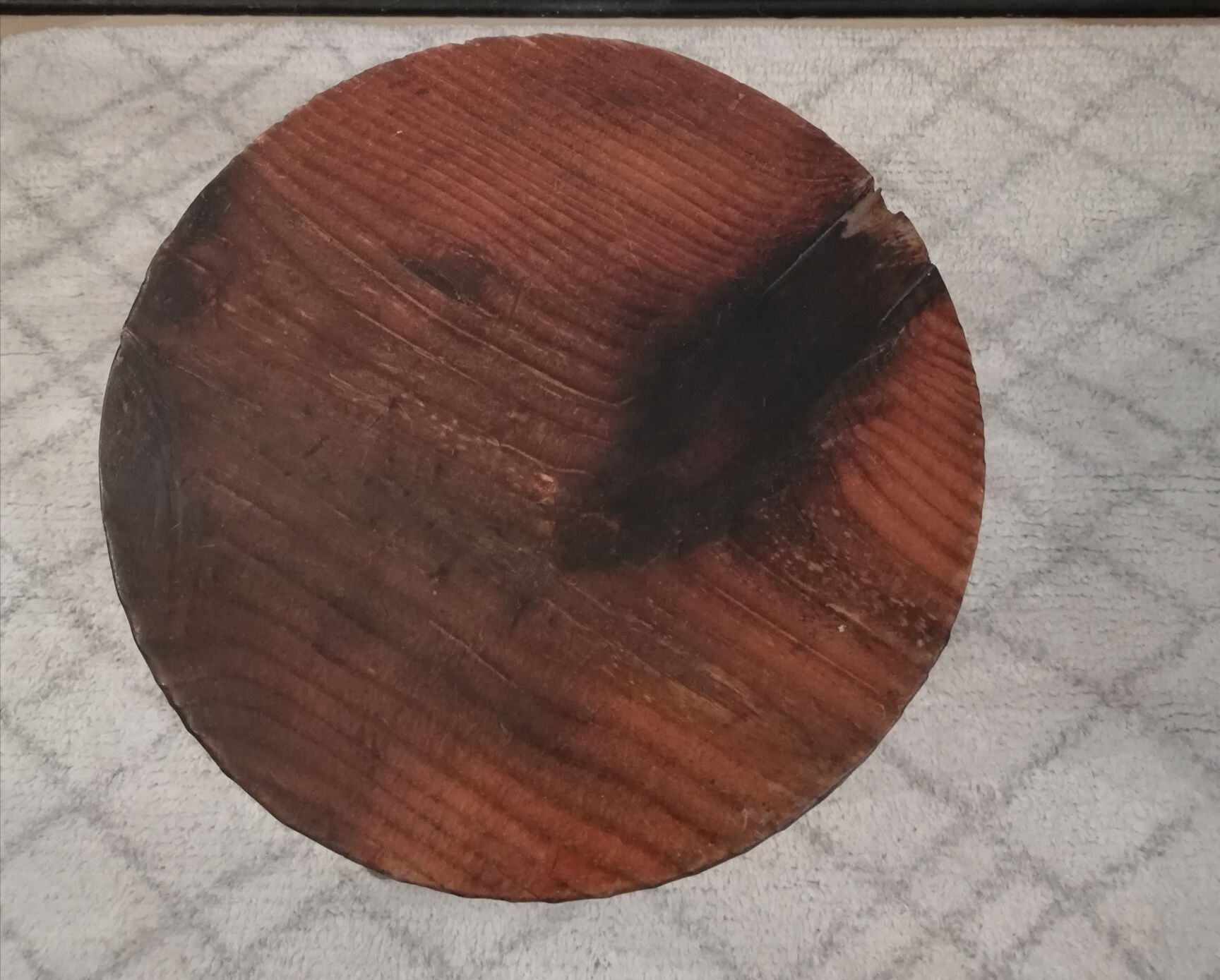 Brutalist tripod stool