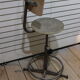 2 Vintage bar stools - adjustable height
