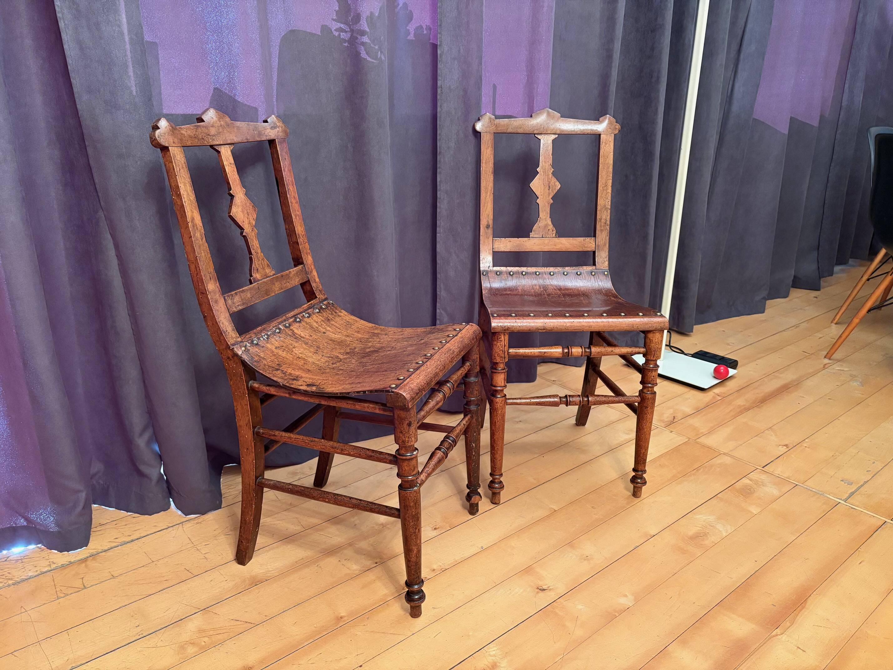 Pair of Secession chairs, 19th/20th century