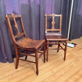 Pair of Secession chairs, 19th/20th century