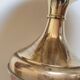 Coupe à pied laiton repoussé