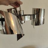 Space age chrome design chandelier suspension