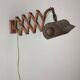 Vintage Industrial Scissor Arm Wall Lamp, Metal Pantograph Light