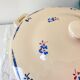 Soupière porcelaine vintage K&G Luneville "Flore" 1950s petites fleures bleues