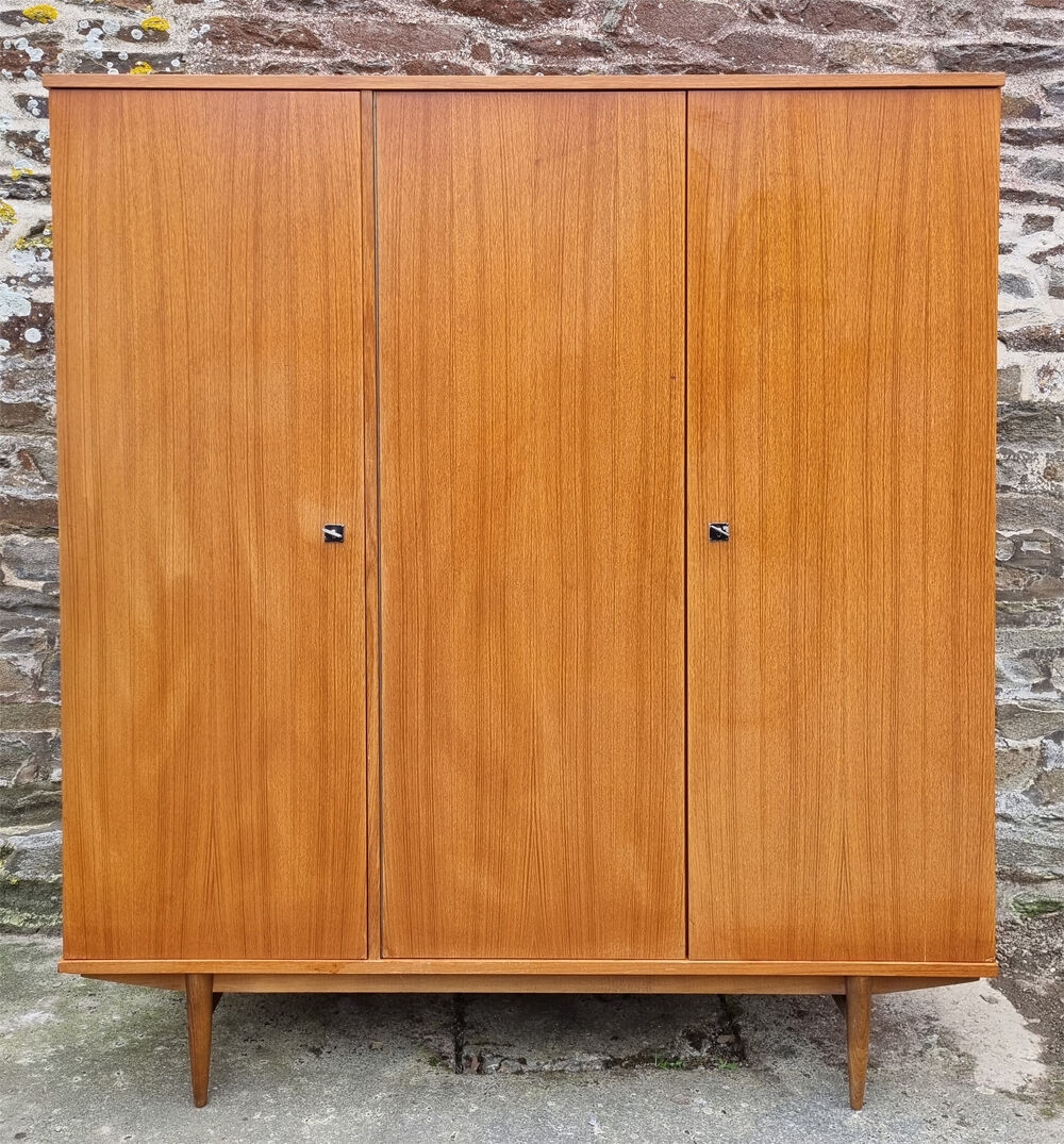 Armoire penderie, teck, Roche Bobois, vintage, années 60 Selency