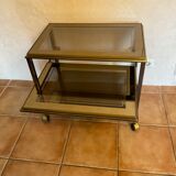 TV furniture brass and chrome design