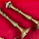pair of brass lamp foot about 25 cm without the socket