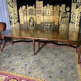 Round dining table Louis XVI style + 4 extensions