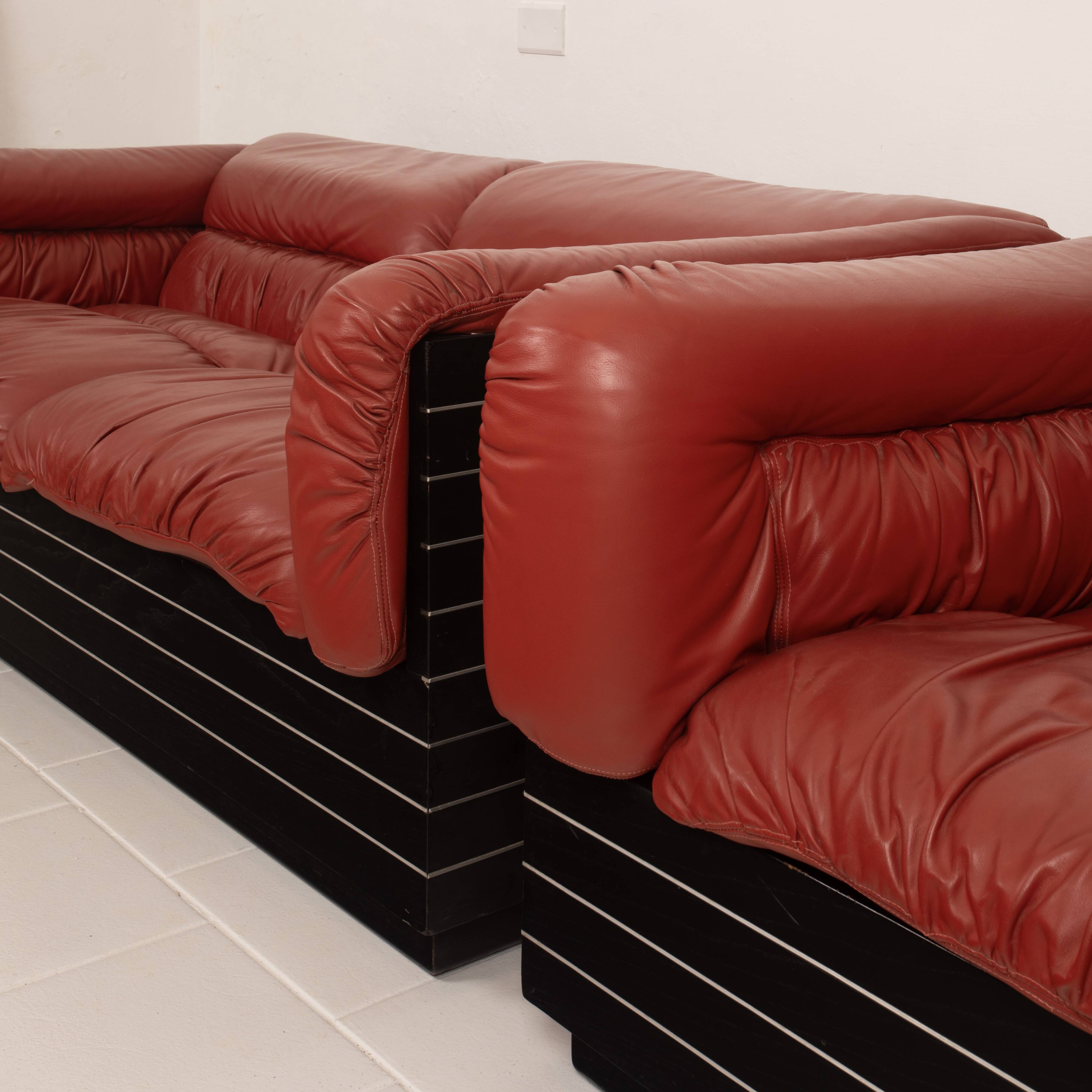 Sofa Strato par Giovanni Offredi pour Saporiti Italia, 1970