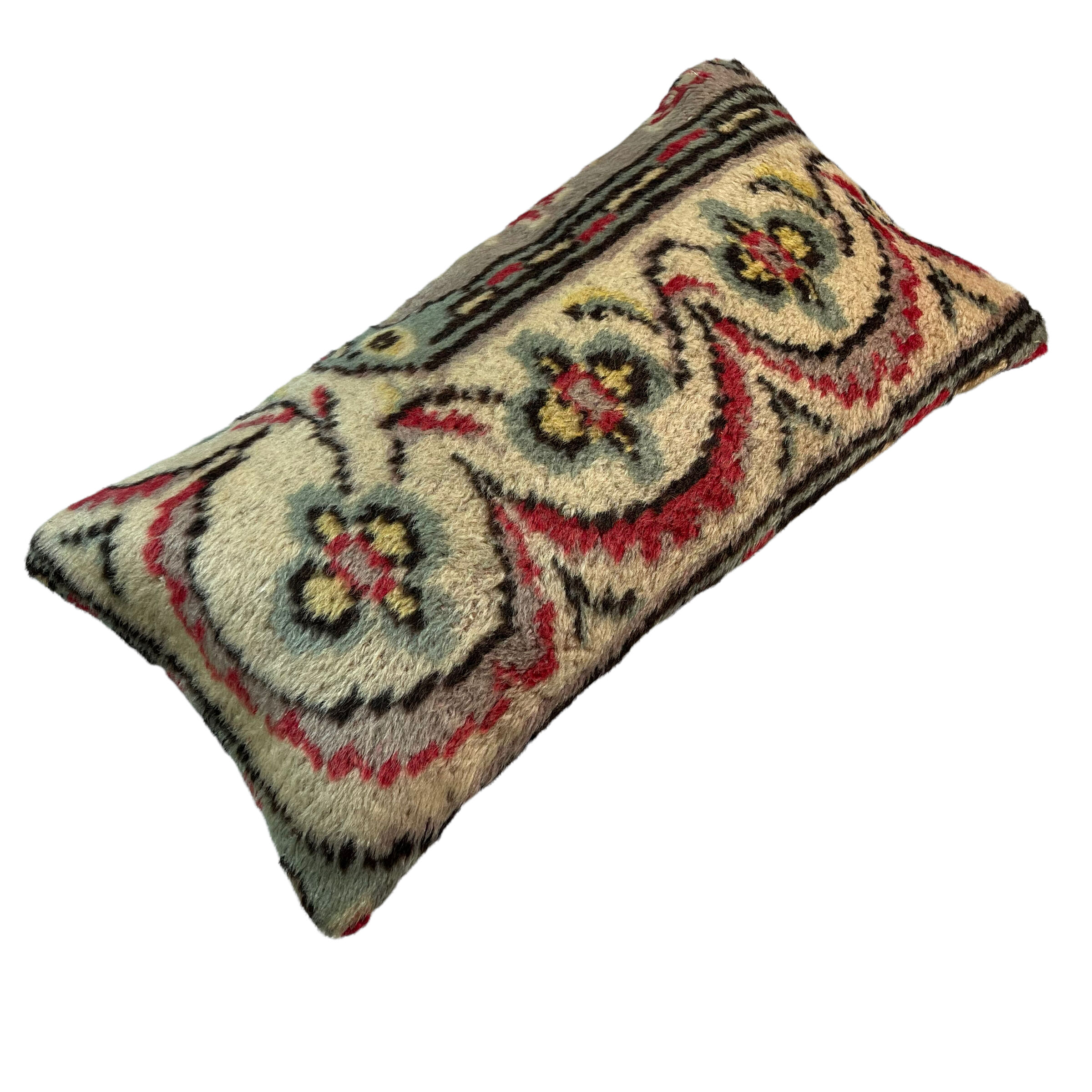Vintage turkish handmade cushion cover, 30 x 60 cm