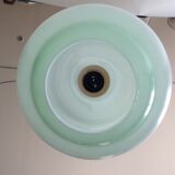Green opaline ceiling lamp
