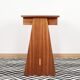 Elegant small teak desk, with drawer, 1960s.
