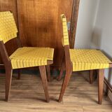 Set of 2 Jens Risom chairs for Knoll