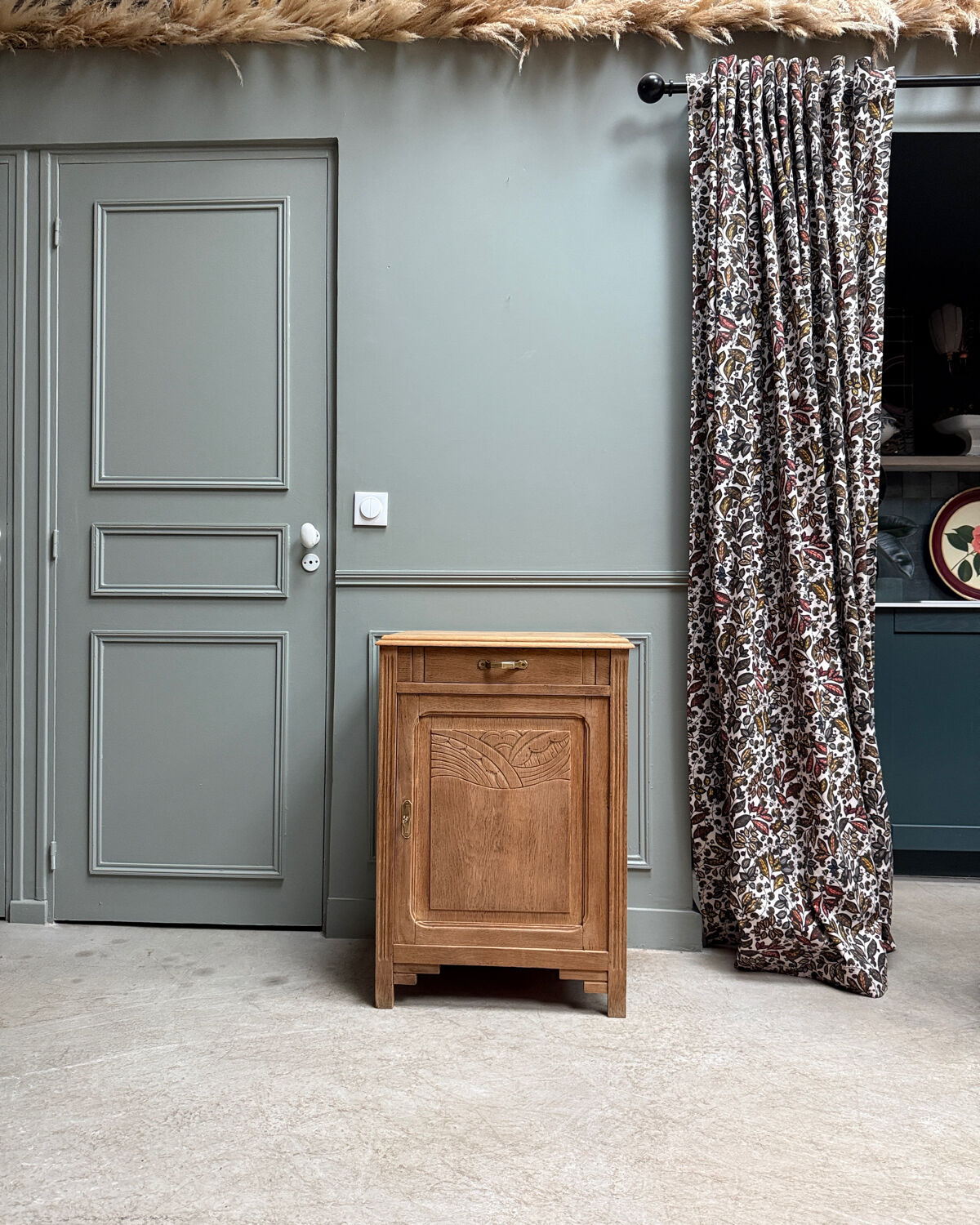 Art Deco oak confiturier (renovated)