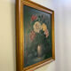 Old Painting "Still Life with Roses" – 1950