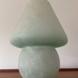 Murano scavo glass mushroom lamp