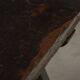 Antique Spanish table from the early 18th century with  a cast iron base